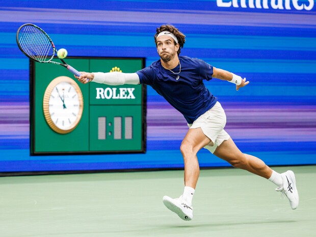Carlos Alcaraz - Lorenzo Musetti practice, US Open, August 21, 2025