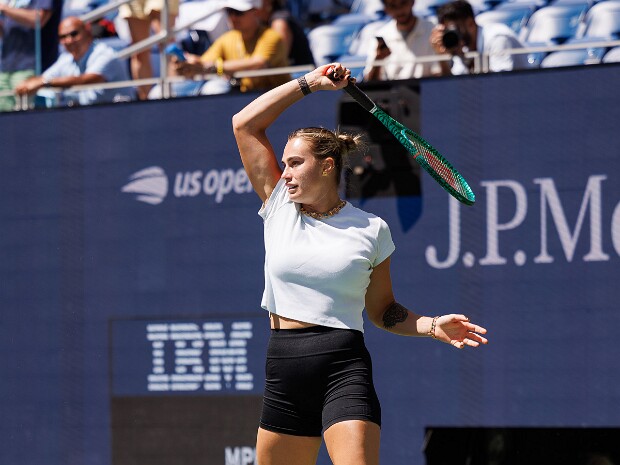 Aryna Sabalenka practice, US Open, August 26, 2026