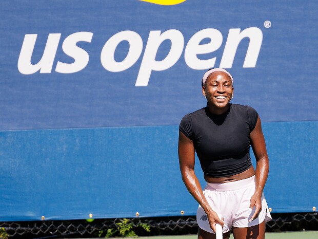 Coco Gauff practice, US Open, August 26, 2026