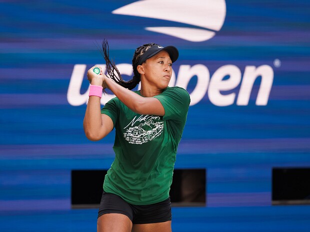 Naomi Osaka practice, US Open, August 26, 2026